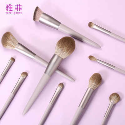 ซื้อ 281A59412 ชุดแปรงสําอางแบบเนื้อเยาว์ประดิษฐ์ที่ทันสมัย ชุดแปรงสําอาง 12 ชิ้น การผลิตออนไลน์
