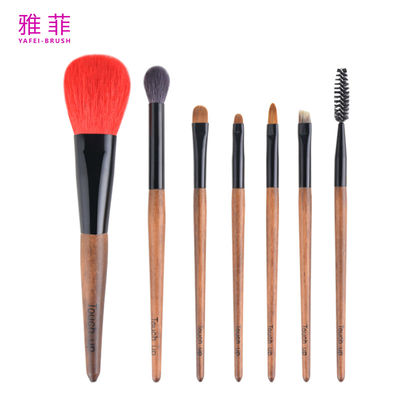 ซื้อ 267A68107 ชุดแปรงแต่งหน้า 7 ชิ้น เบอร์ส่วนตัว ชุดแปรงแต่งหน้าขนสัตว์หรู การผลิตออนไลน์