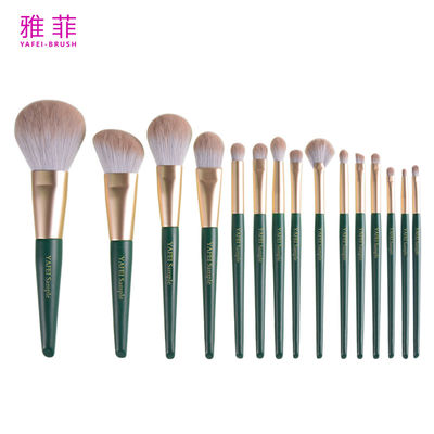 ซื้อ 280A84915 เฟอร์รูลทอง 15 ชิ้น ชุดแปรงแต่งหน้า ชุดมือไม้ ชุดแปรงเครื่องสําอาง การผลิตออนไลน์