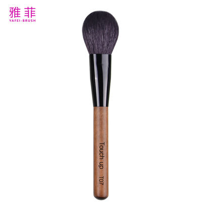 ซื้อ T07 โลโก้ OEM/ODM แมว ผมธรรมชาติ ฝุ่น สีแดง เครื่องสําอาง สีแปรง ท่อทองแดง มือไม้ ทําด้วยมือ การผลิตออนไลน์