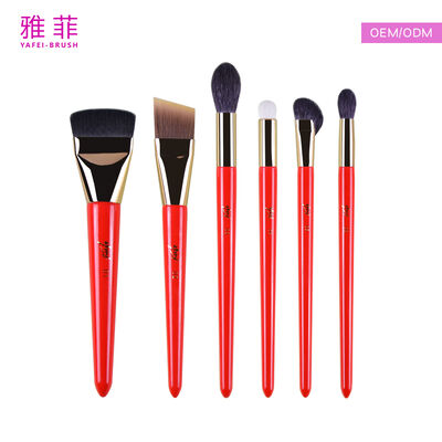 ซื้อ แปรงแต่งหน้าขนสัตว์ แปรงผสมขนแซเบิลรูปทรงลิ้นคลาสสิกขนาดกลาง พร้อมตัวเลือกขนาด น้ำหนัก และสีด้ามจับแบบกำหนดเอง การผลิตออนไลน์