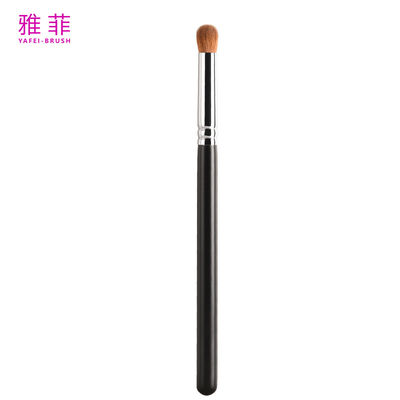 A52 Sable Tail Hair Eyeshadow Makeup Brushes Round Head Nose Copper Ferrule สายดัดขีดขน
