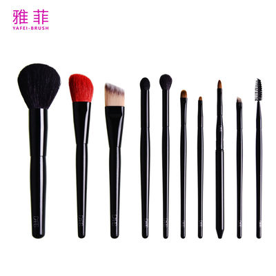 251A13610 เบลล์ส่วนตัว 10pcs ชุดแปรงแต่งหน้ามืออาชีพ