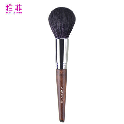 TOUCH UP 01 Natural Soft GOAT HAIR POWDER Brush OEM ODM เครื่องสําอางหน้า เครื่องสําอางสวย