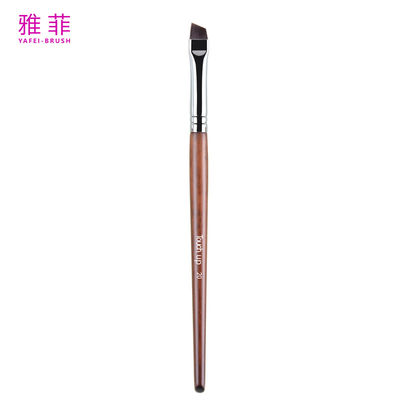 TOUCH UP 20 Custom LOGO ลายตามุมปากกากว้าง Flat Vegan Makeup Brush มือไม้