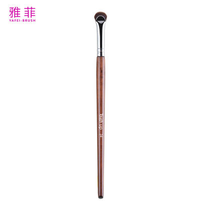 TOUCH UP 24 โปรเฟชั่นแนลทรงดวงจันทร์ ละเอียดสุดยอด Eyeliner Brush Custom Logo ผมสังเคราะห์ที่มีโลโก้